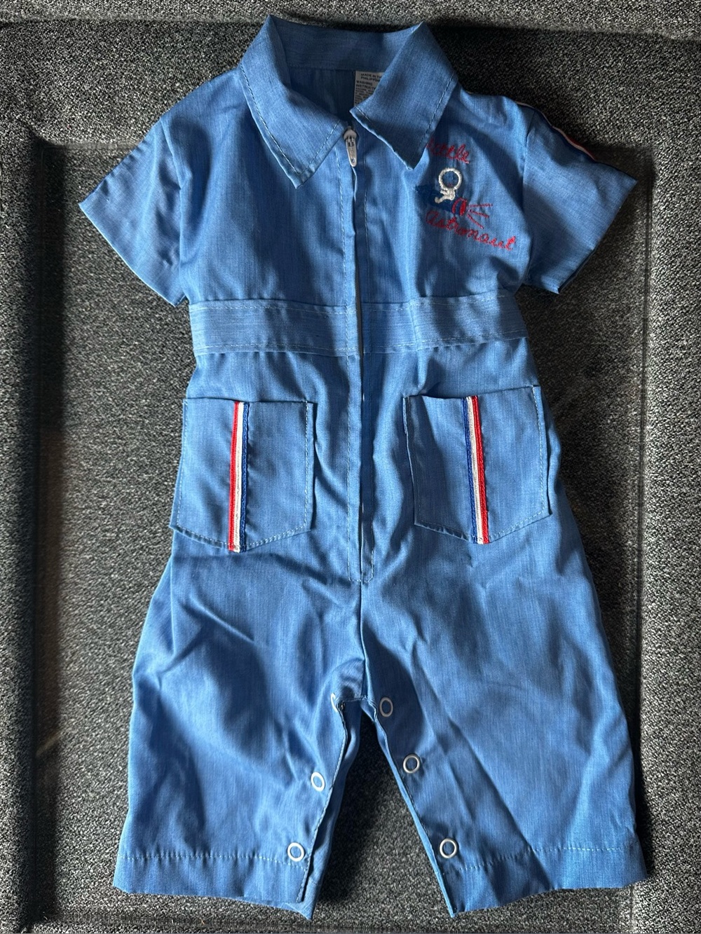 Vintage 1970s Baby Astronaut-Themed Jumpsuit 0-3 months
